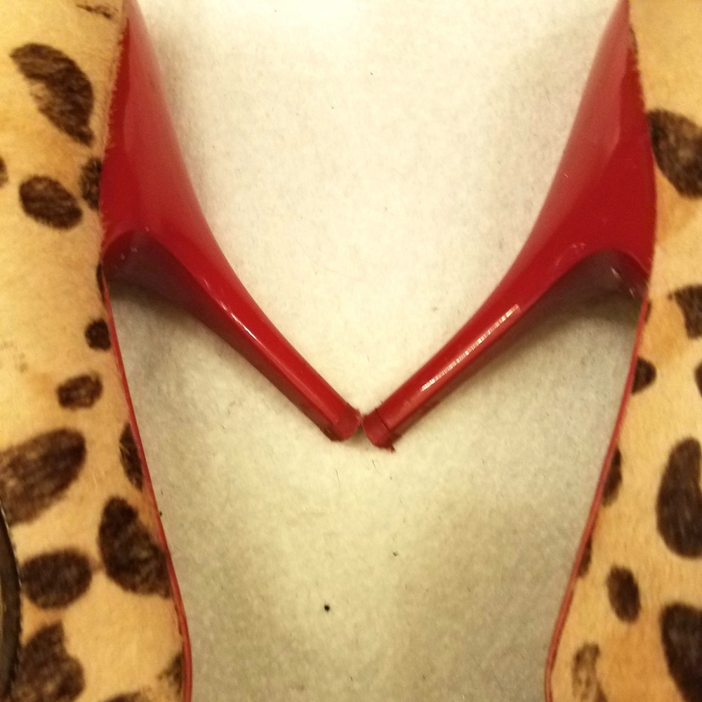 Last chance! Martinez Valero Leopard Heels - Picture 5 of 8